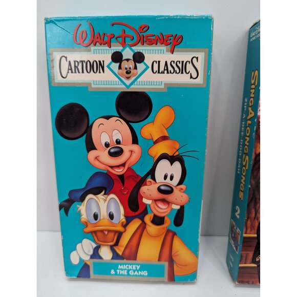 Disney VHS Tapes Cartoon Classics, Sing Along Songs, Winnie the Pooh, Mickey - Picture 2 of 6